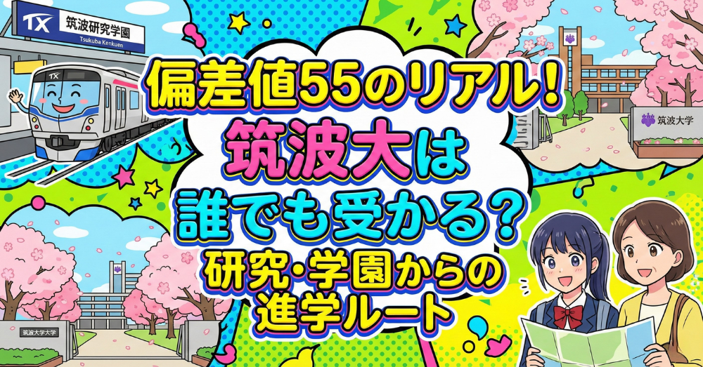 筑波大学　偏差値